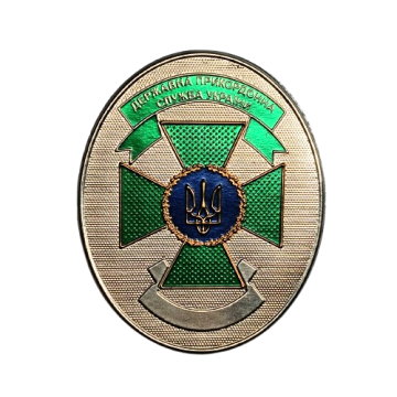 Жетон ДПСУ із поліуретану на липучці з можливістю нанесення номера